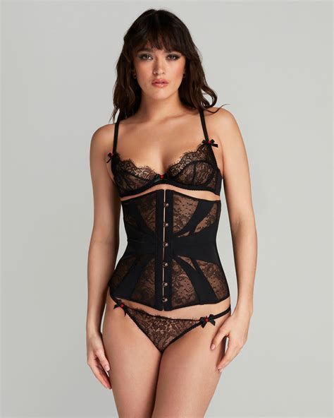 Camilla Waspie In Black By Agent Provocateur All Lingerie