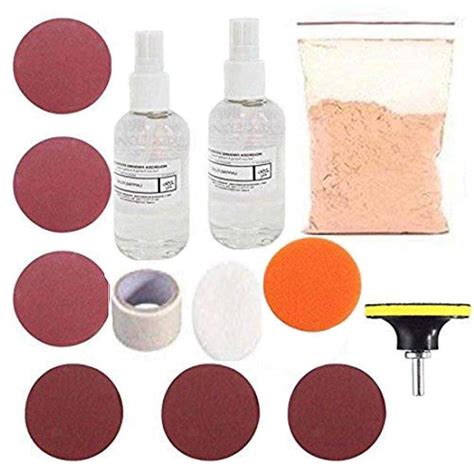 Diy Crafts 100 Grm Cerium Oxide 4inch Glass Polishing Scratch Remover