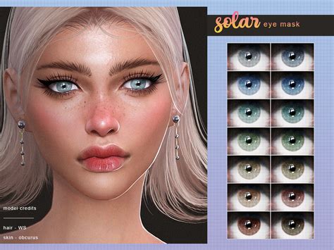 Screaming Mustard S Solar Eye Mask Sims 4 Cc Skin Lip Colour