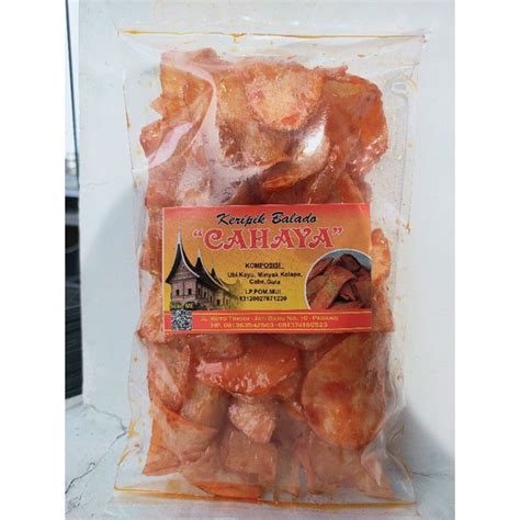 Jual Keripik Balado Asli Padang 250gram Shopee Indonesia