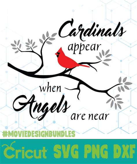 CARDINALS APPEAR WHEN ANGLES ARE NEAR QUOTES SVG, PNG, DXF CRICUT ...