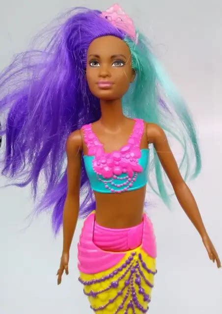 BARBIE DREAMTOPIA MERMAID Fashionista Dolls African American Black