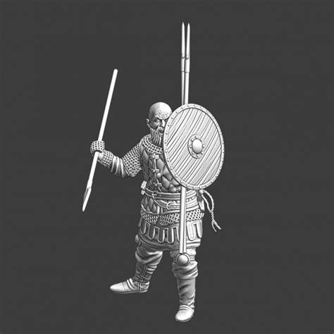 3d Printable Medieval Eastern European Javelin Thrower By Northern