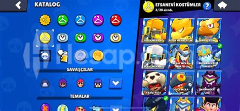 Brawl stars hesap full kostümlü 65983 Hesap tr