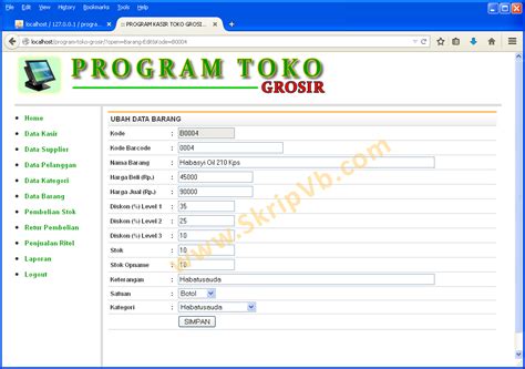 Contoh Program Kasir Dengan Php File Nakedpassl
