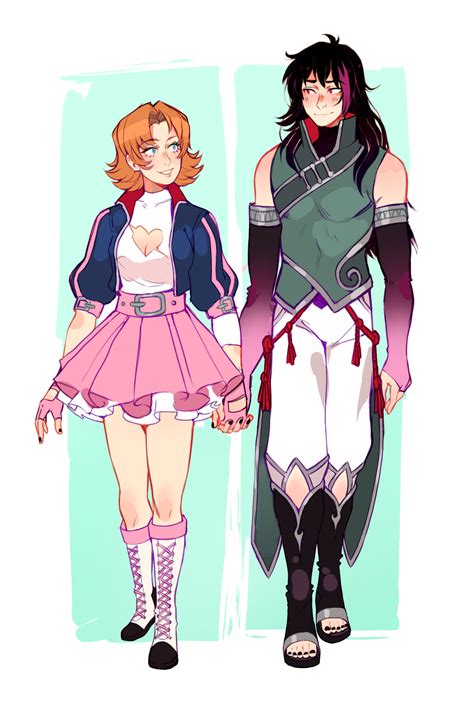 Renora Holding Hands Pricklyalpaca R Rwby