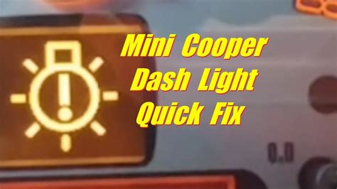 2009 Mini Cooper S Warning Lights Symbols Explained - Infoupdate.org