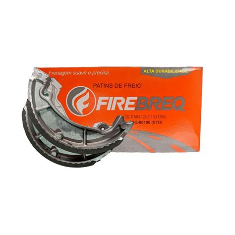 Lona Patim Freio Cg Fan Titan Cbx Firebreq Shopee Brasil