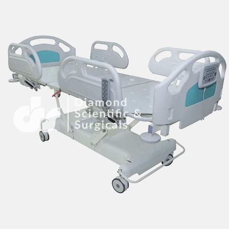 Five Functional Icu Bed Fully Motorized With Covered Base Mediscientiko