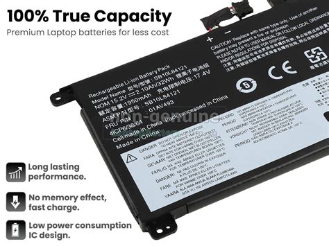 Battery for Lenovo ThinkPad T580,replacement Lenovo ThinkPad T580 ...