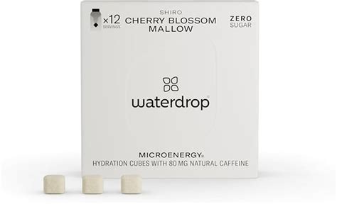 Waterdrop Microenergy SHIRO Energy Drink 80mg Caffeina Naturale