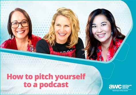 An Authors Guide Pitch Yourself To A Podcast Australian Writers Centre