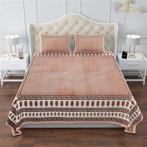 King Size Cotton Double Bed Sheet For Home At Rs Piece In Jaipur