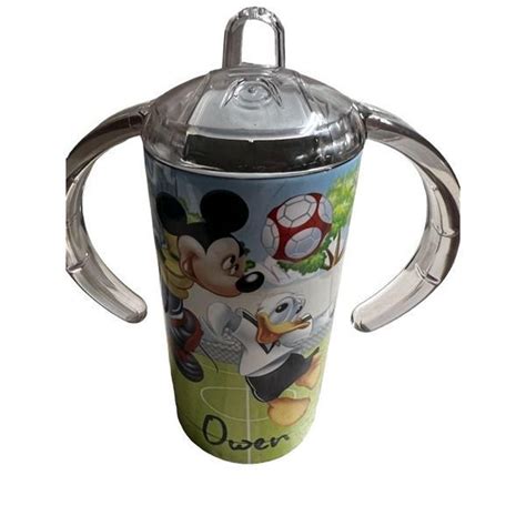 Mickey Mouse White Sippy Cups Mercari