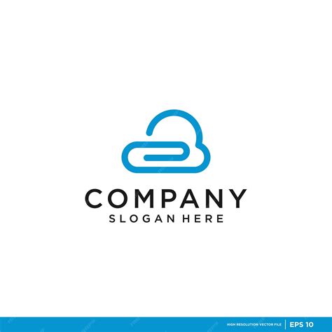 Premium Vector Simple Cloud Logo Icon Design Template Premium Vector