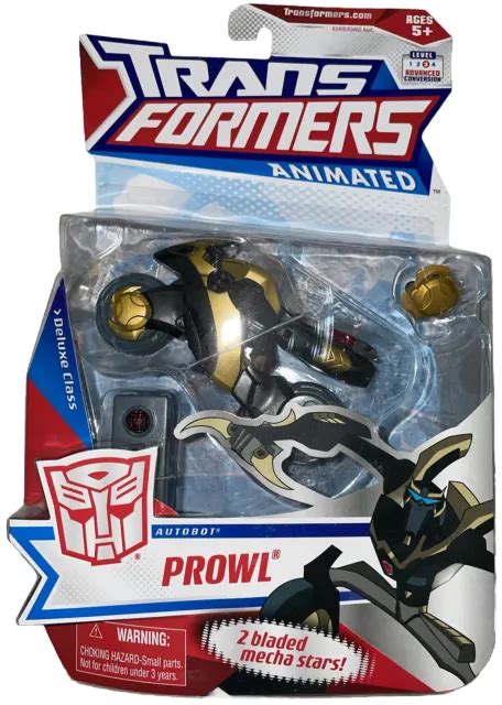 Hasbro Transformers Animated Deluxe Autobot Prowl Ninja Bladed