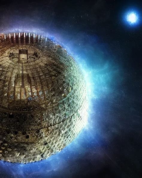 Photo Of A Dyson Sphere Scifi Complex Design Stable Diffusion