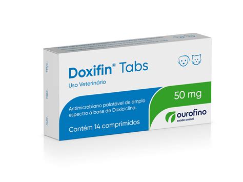 Doxifin Tabs Antimicrobiano Mg Comprimidos Ouro Fino Centro Oeste