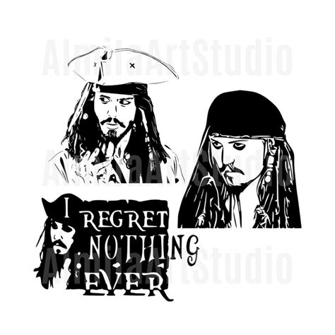 Jack Sparrow Svg Bundle Captain Jack Sparrow Pirates Of The Caribbean