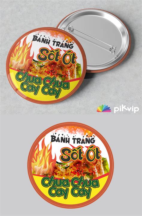 Tem nhãn bánh tráng siêu cay