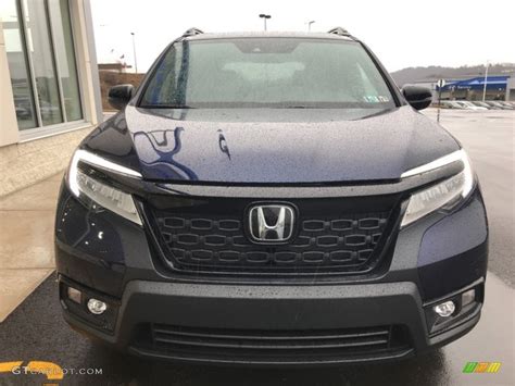 2019 Obsidian Blue Pearl Honda Passport Touring Awd 131789160 Photo 4 Car