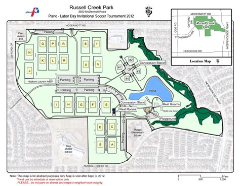 High Point Park Soccer Field Map Printable Online