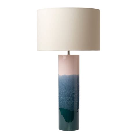 Dar Lighting Dar Ignatio Single Light Ceramic Table Lamp Base Only In