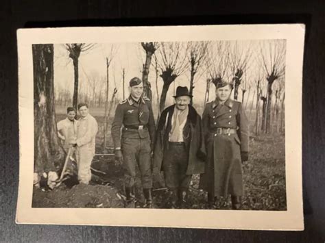 Soldat Luftwaffe Orden Ek Frau Natur Deutsches Reich Original Foto Wk