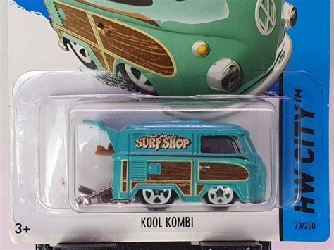 Hot Wheels Kool Kombi Volkswagen Surf Shop Hw City Frete Gr Tis