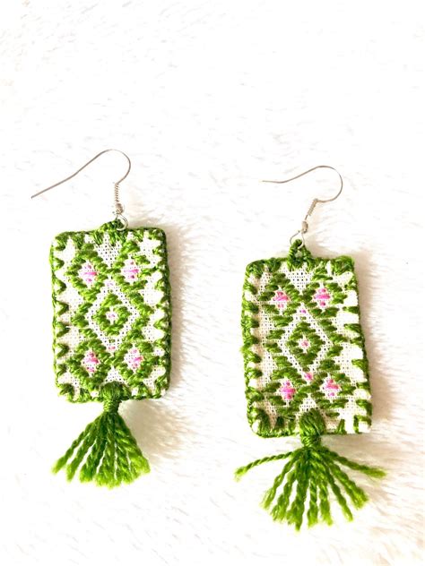 Embroidery Earrings