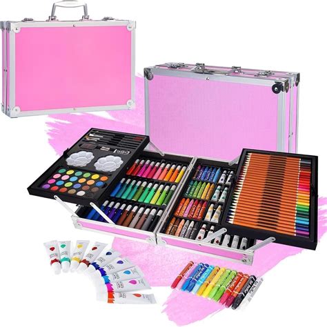 Raganet Set De Arte Profesional Con 145 Piezas Juego De Dibujo Con