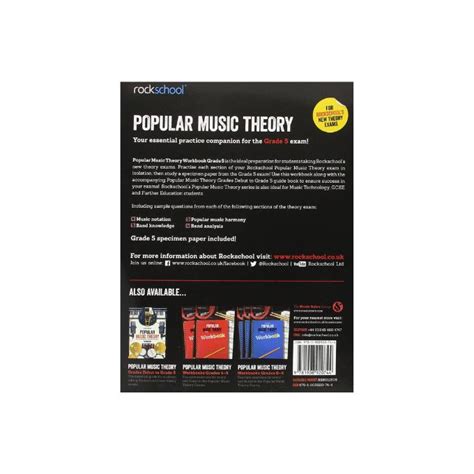 Rockschool Popular Music Theory Workbook Grade 5 Theme Music
