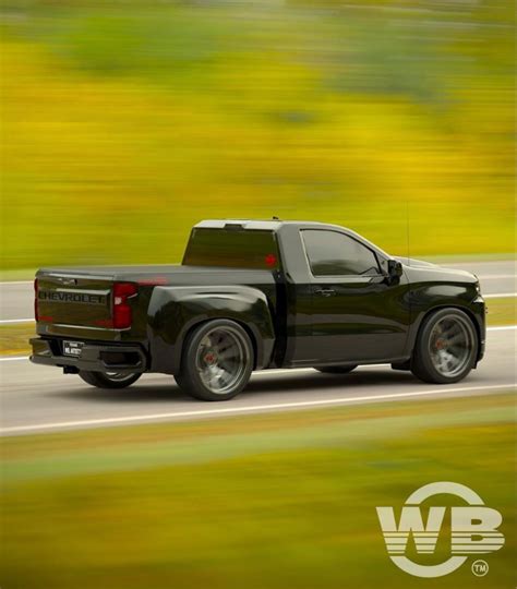 Chevy Silverado 632 SS Digital Concept Squeezes V8 Muscle Into Stepside