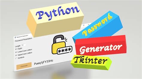 Python Destinations 5 Password Generator Gui On Python Tkinter Youtube