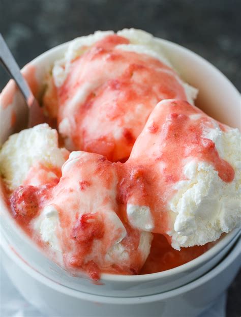 Strawberry Sauce {ice Cream Topping Recipe} Simply Stacie