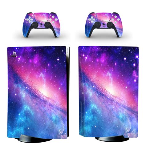 Blue Pink Nebula Ps Skin Sticker Consoleskins Co