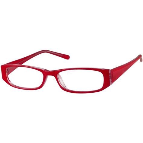 Red Rectangle Glasses 338628 Zenni Optical Eyeglasses Red Eyeglass Frames Fashion Eye