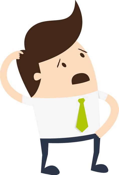 Download Getupdated Confused Cartoon Png Image With No Background