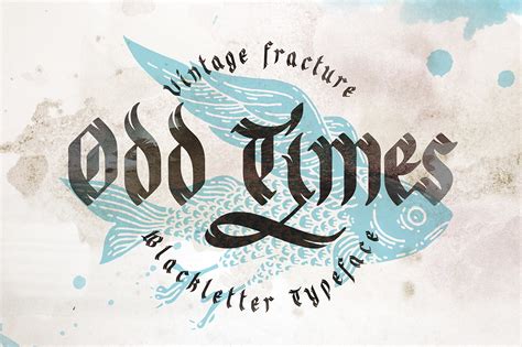 Odd Times Font By Gleb Guralnyk · Creative Fabrica