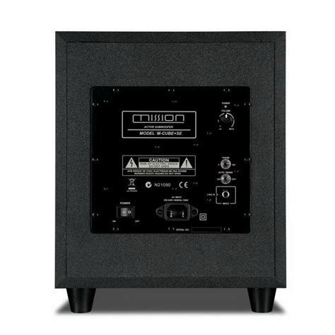 Mission M Cube Se Subwoofer Black