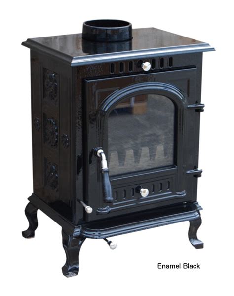 Multi Fuel Cast Iron Stove Enamel 16 Colours Available Uk