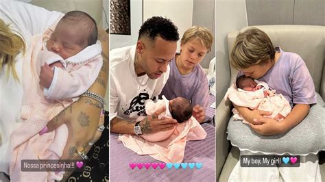 Irm De Neymar Conhece A Sobrinha E Compartilha Cliques Da Fam Lia