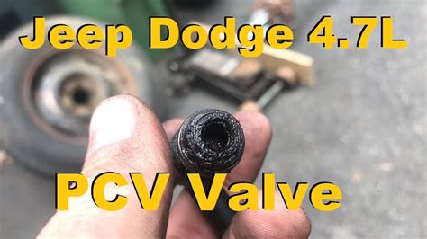 How To Replace Jeep Dodge Pcv Valve Stop Oil Consumption Youtube