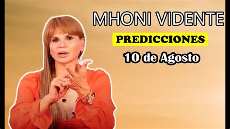 Mhoni Vidente Hace Unas Horas Alerta Con Esta Triste Predicci N Para El