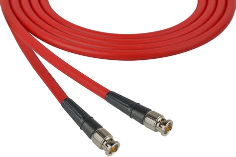 Laird Canare LV 61S RG59 BNC To BNC Video Cable 10 Foot Red