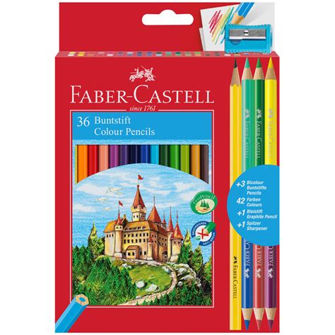Карандаши Faber-Castell цветные, набор из 36 цветов+4, в карт.упаковке ...
