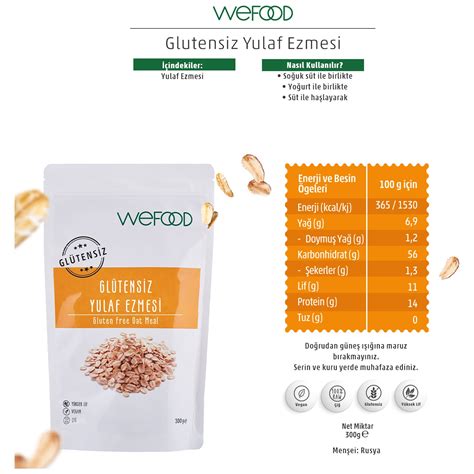 Wefood Glutensiz Yulaf Ezmesi 300 gr 8681749104567 Fiyatı