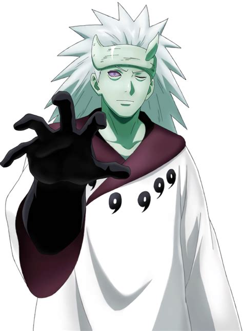 An Anime Character With White Hair And Green Eyes Holding His Hand Up