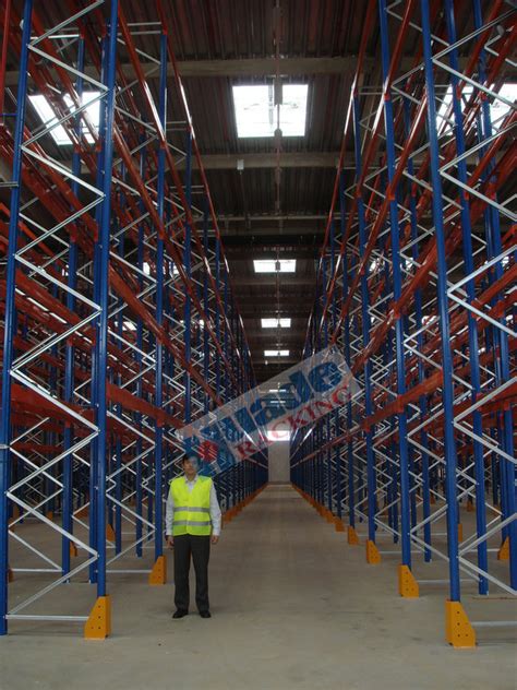 Double Deep Adjustable Warehouse Racking 500kg Per Pallet