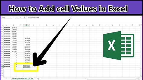 How To Add Cell Values In Excel Software Youtube